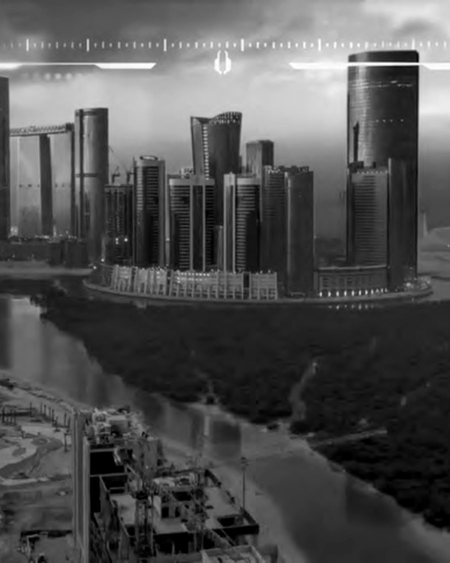 Skyline 3D render